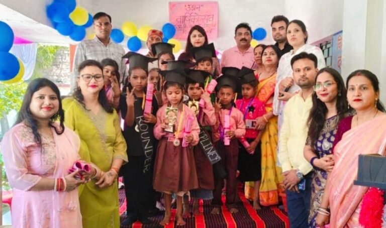 विद्यालय में स्कूल चलो अभियान तथा वार्षिकोत्सव उड़ान का धूमधाम से हुआ आयोजन